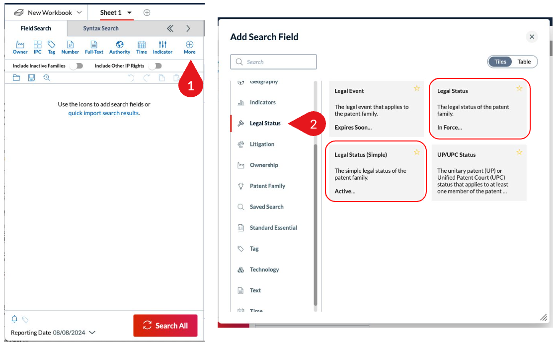 Legal Status – LexisNexis Intellectual Property Solutions