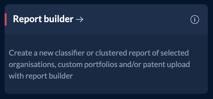 Report Builder tile