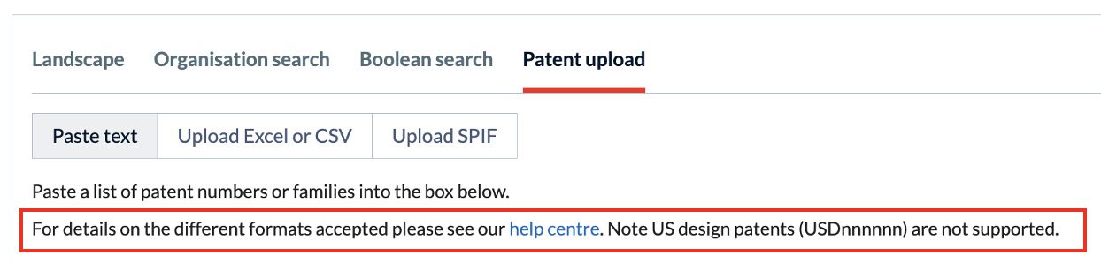 Supported Patents link