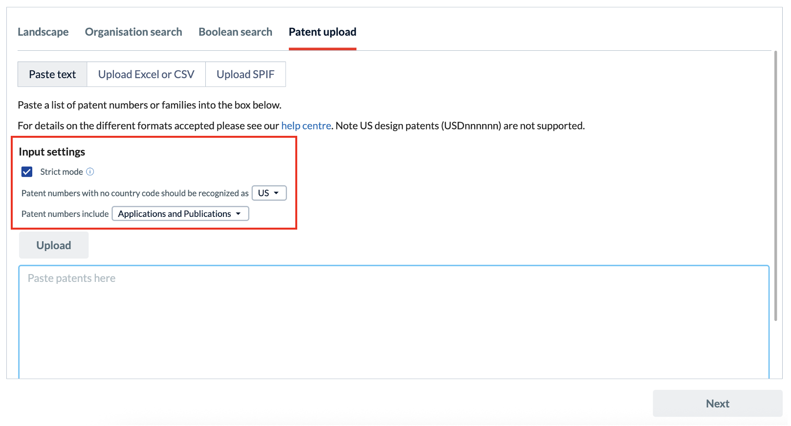 Paste examples