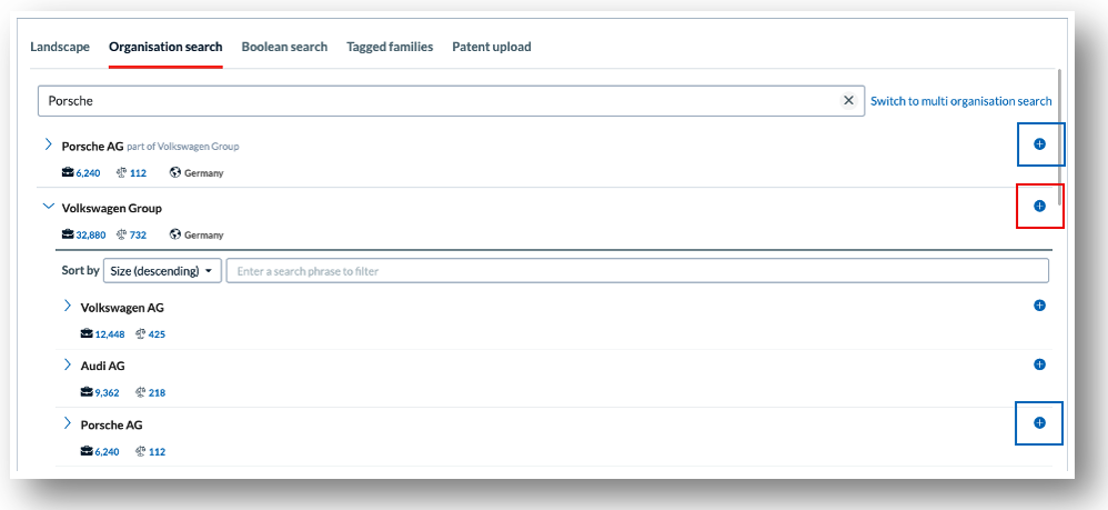 Report creation page example